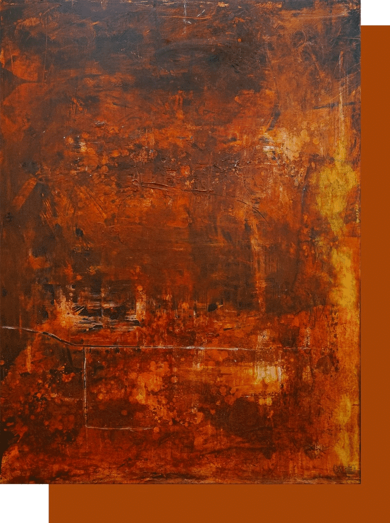 Abstract painting by Kelly Smith