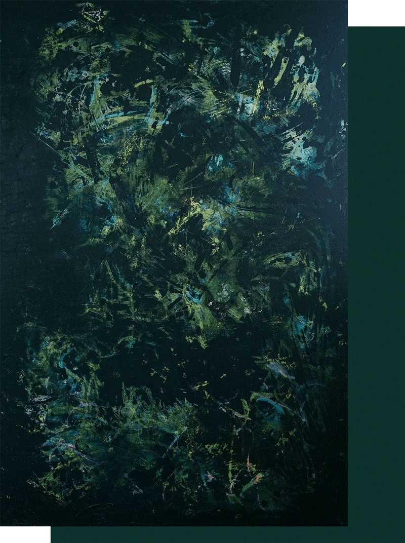 Abstract painting by Kelly Smith