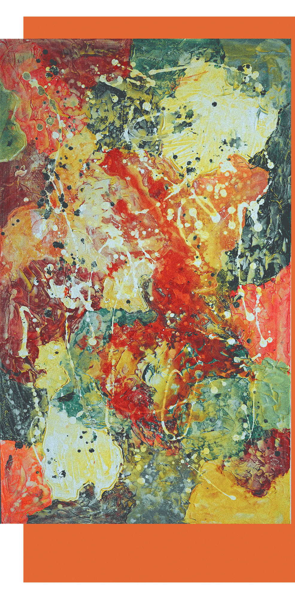 Abstract painting by Kelly Smith