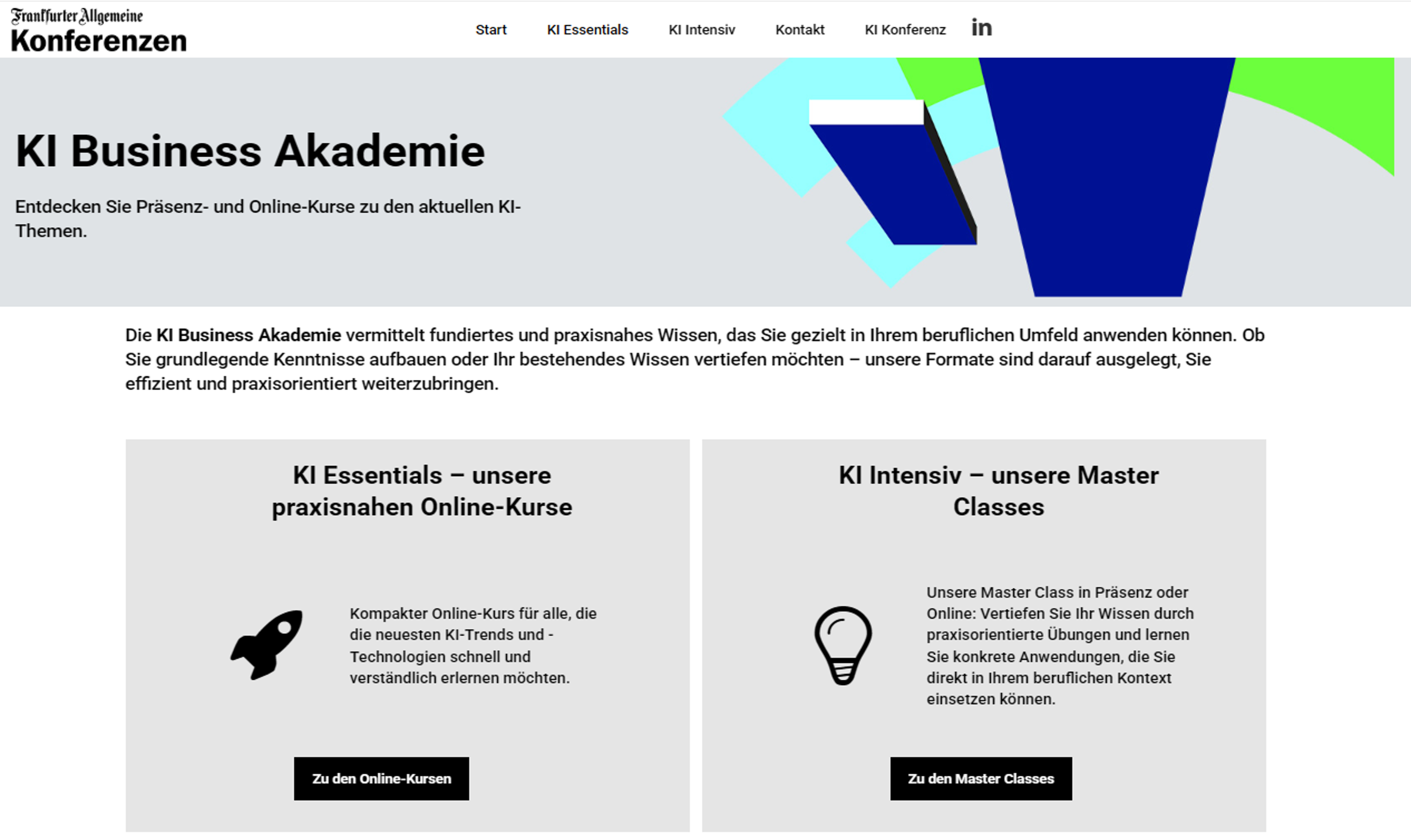 Handelsblatt Excellence Center Overview