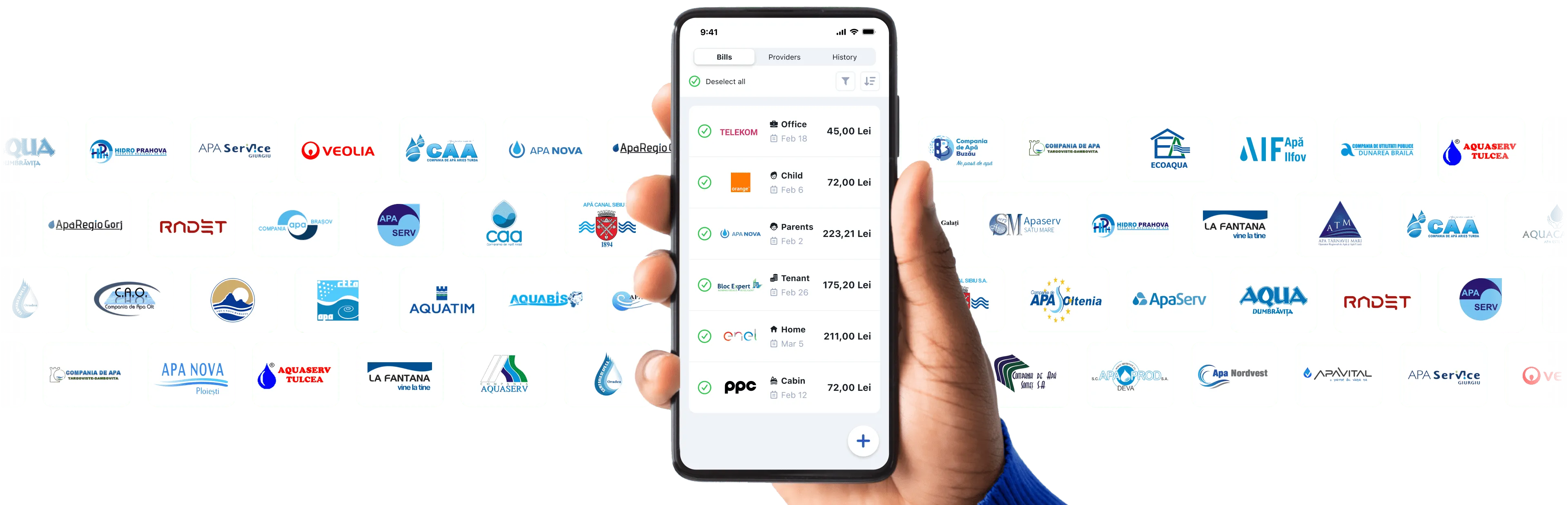 Lista furnizorilor de energie electrică din România disponibili în Pago