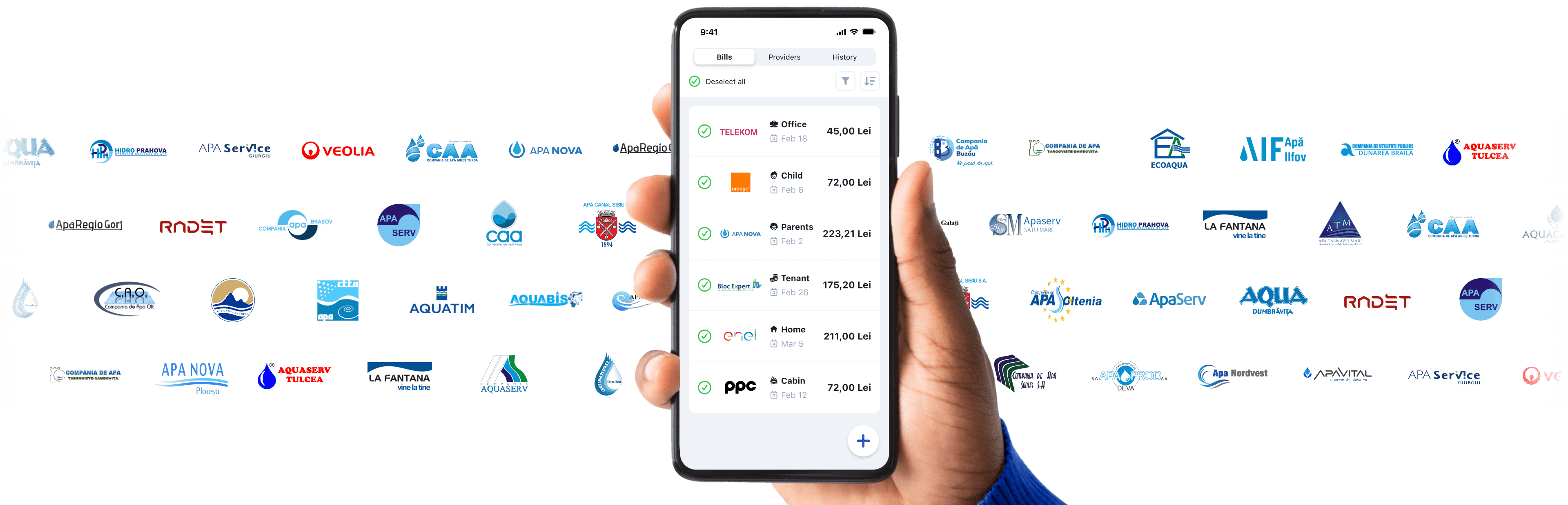 Lista furnizorilor de energie electrică din România disponibili în Pago