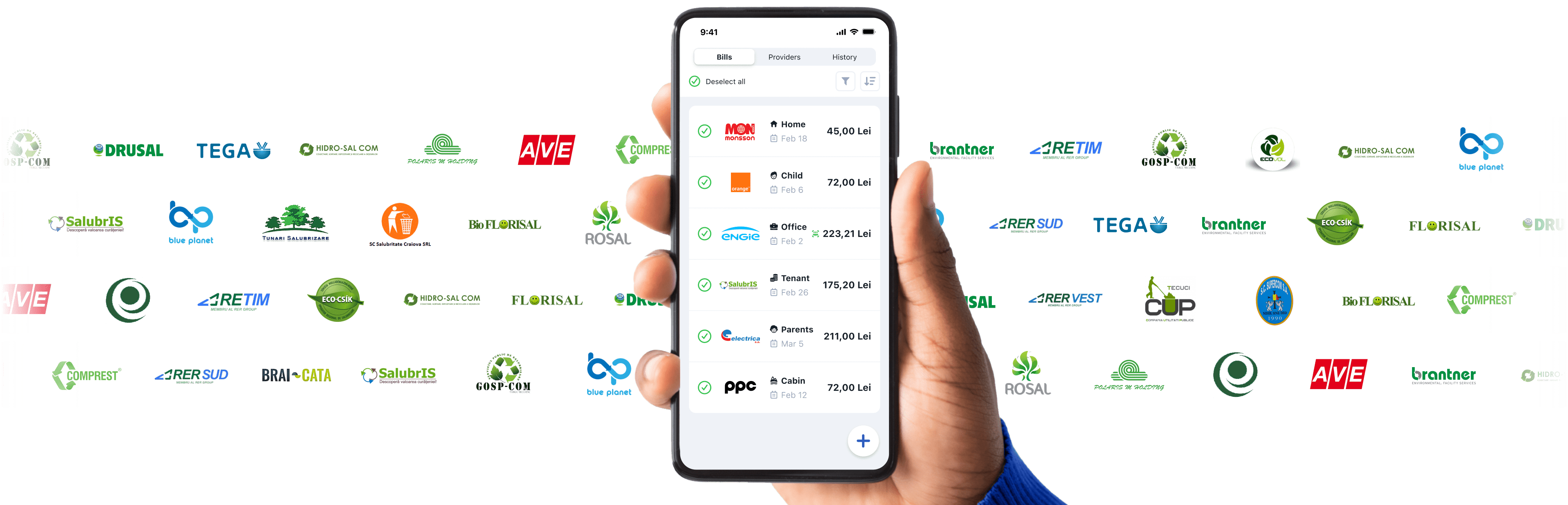 Lista furnizorilor de gaze naturale din România disponibili în Pago