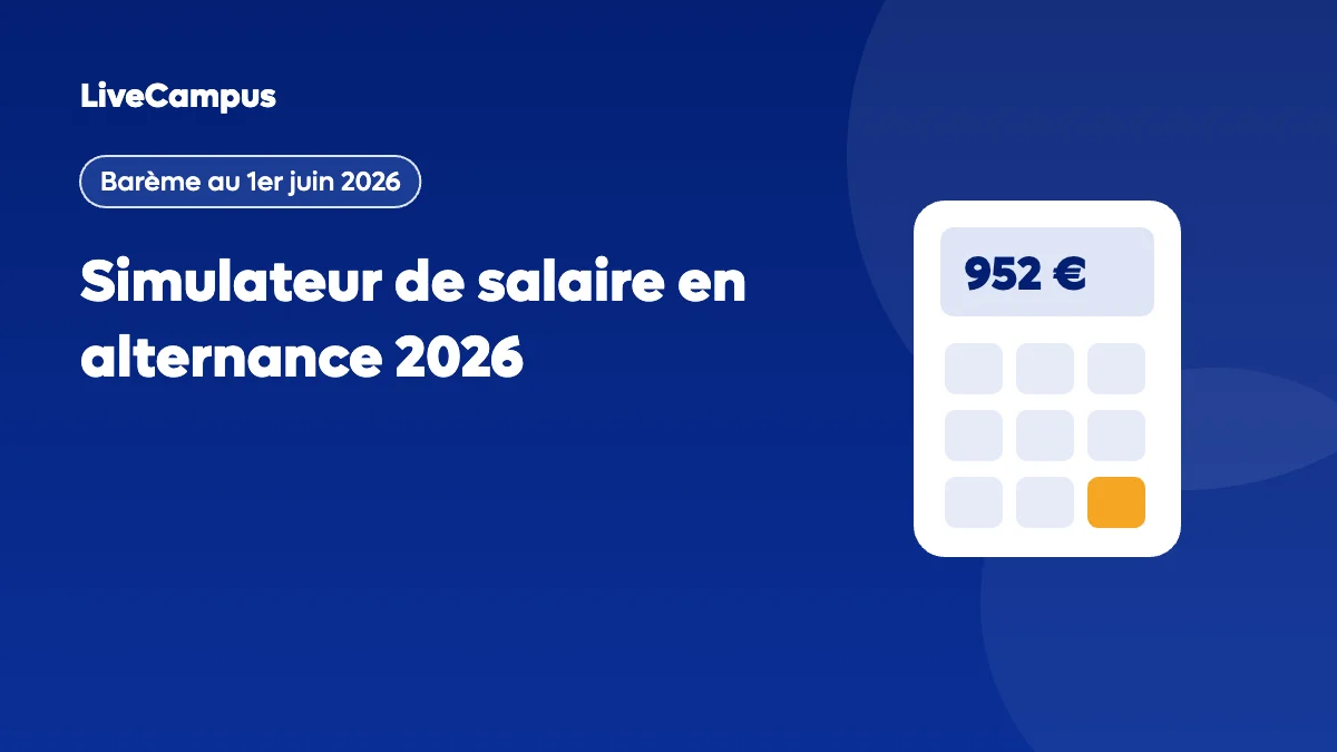 Simulateur de salaire en alternance 2026 : combien gagne un apprenti ?