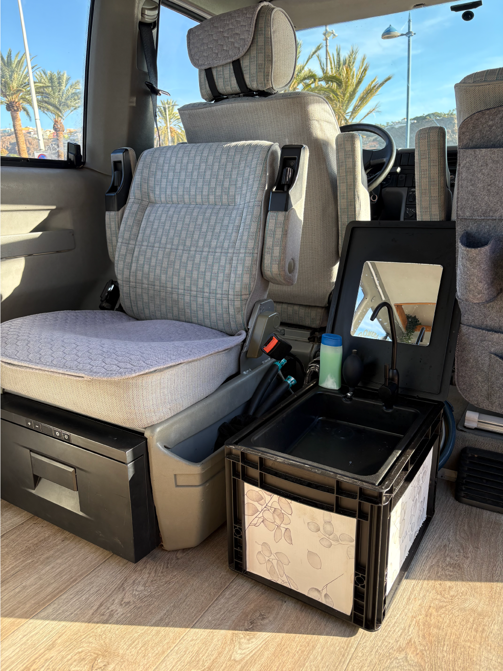 Detalle interior camper Hipalán