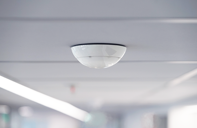 Motion sensor in main office area