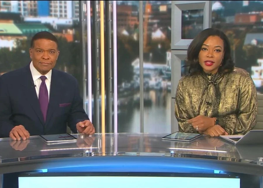 DC News Now anchors presenting the Tech Talk segment about Techsgiving