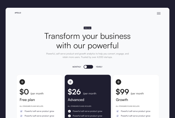 pricing