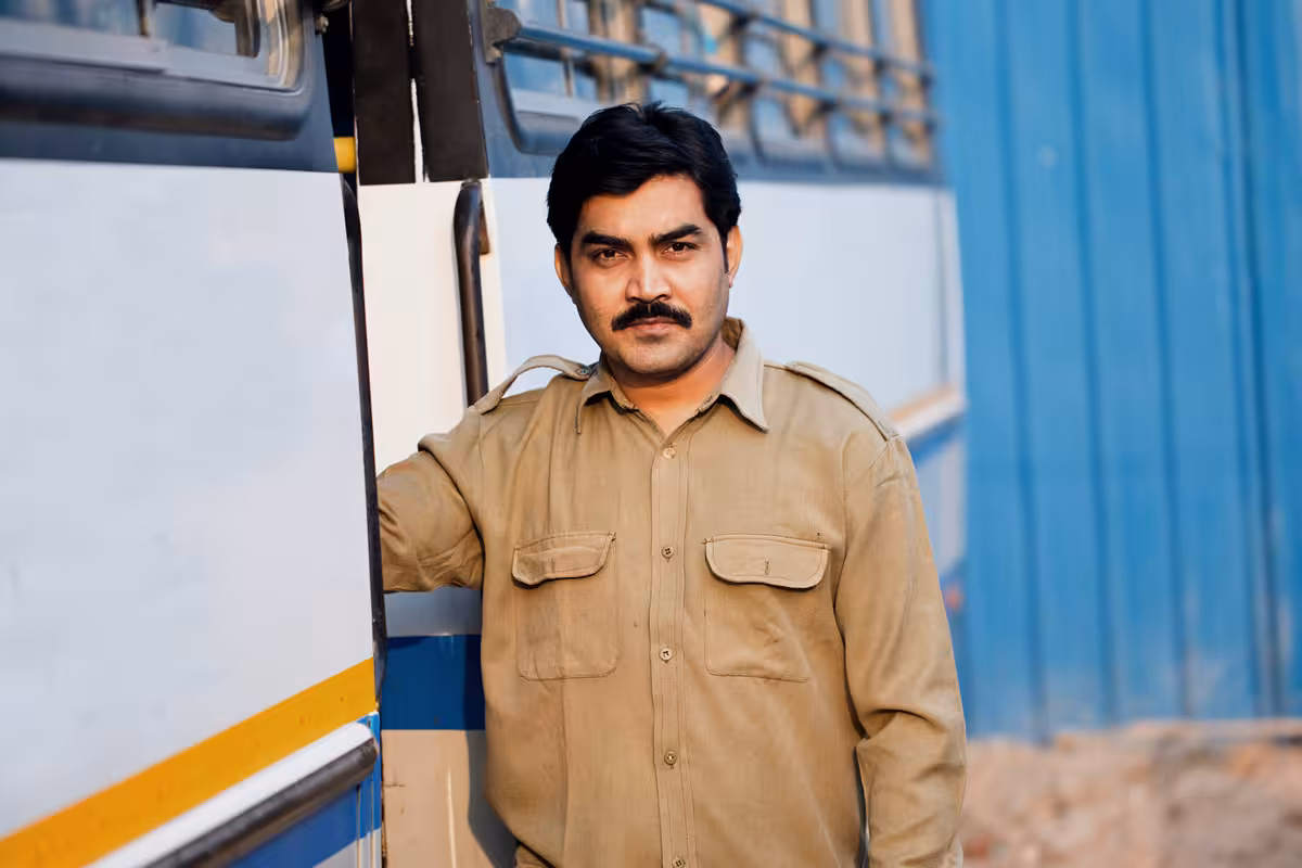 Indian bus driver