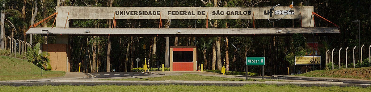 Fachada principal da Universidadde Federal de São Carlos