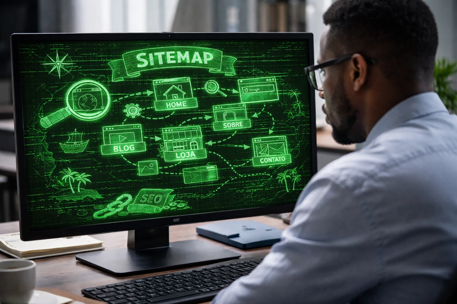 O que é e como fazer seu sitemap rápido (AI friendly)