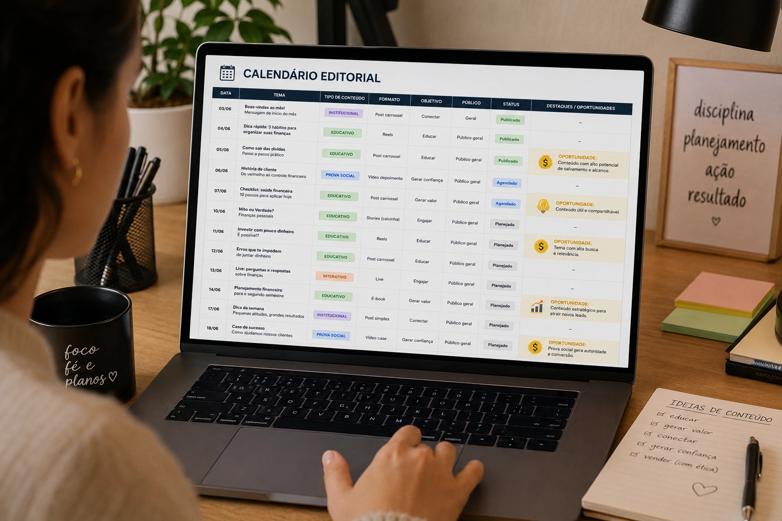 Como fazer um calendário editorial dinâmico e competitivo