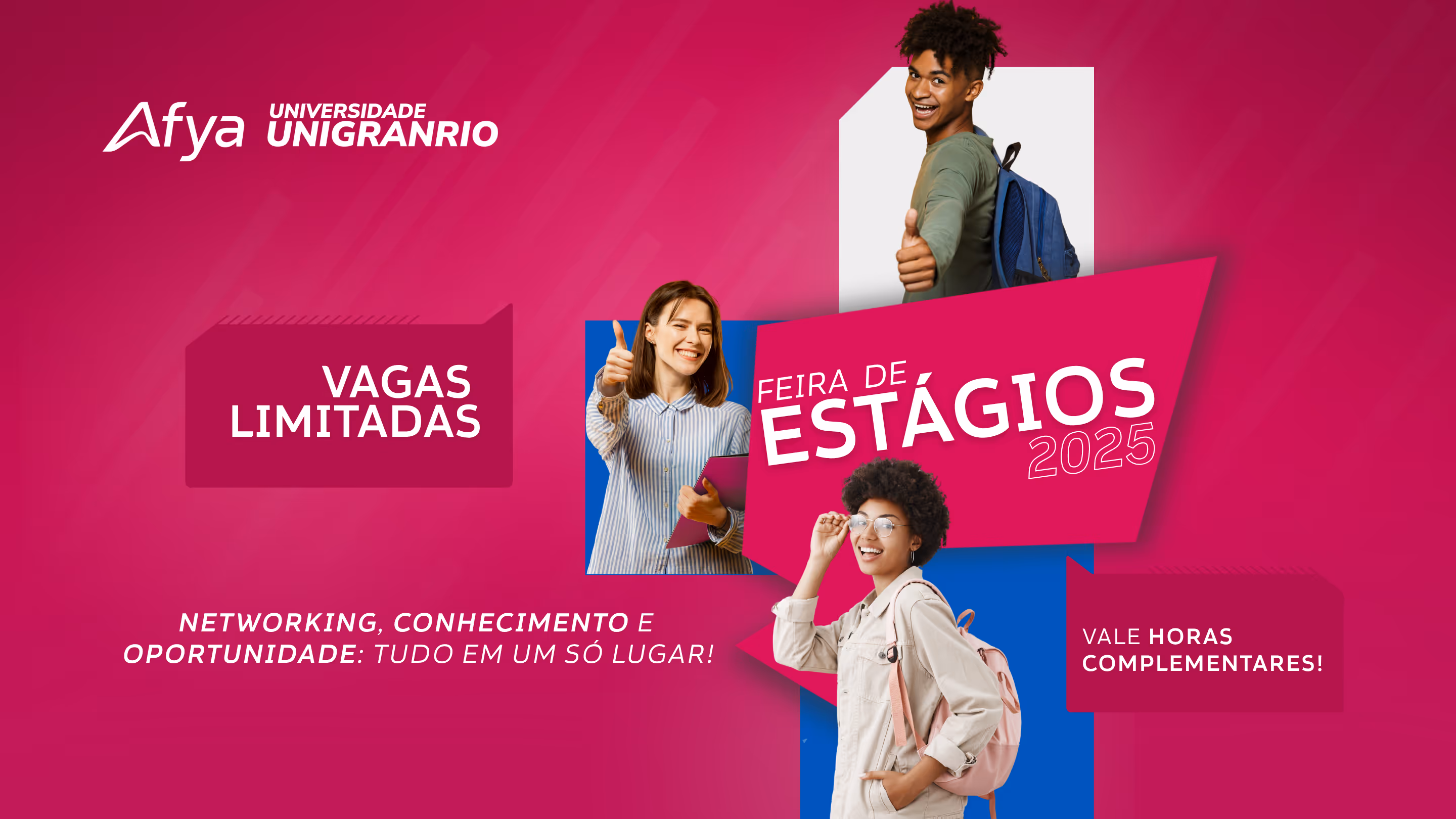📅 Feira de Estágios – Afya Unigranrio – Campus Duque de Caxias
