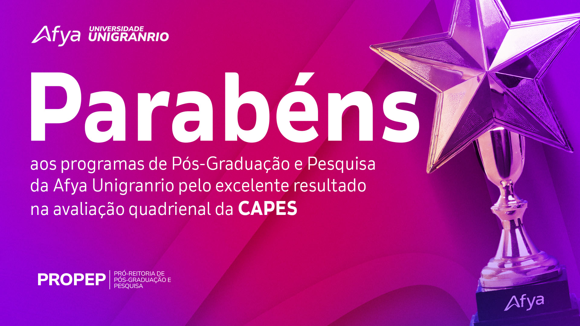 Avaliação CAPES dos Programas de Pós-Graducação