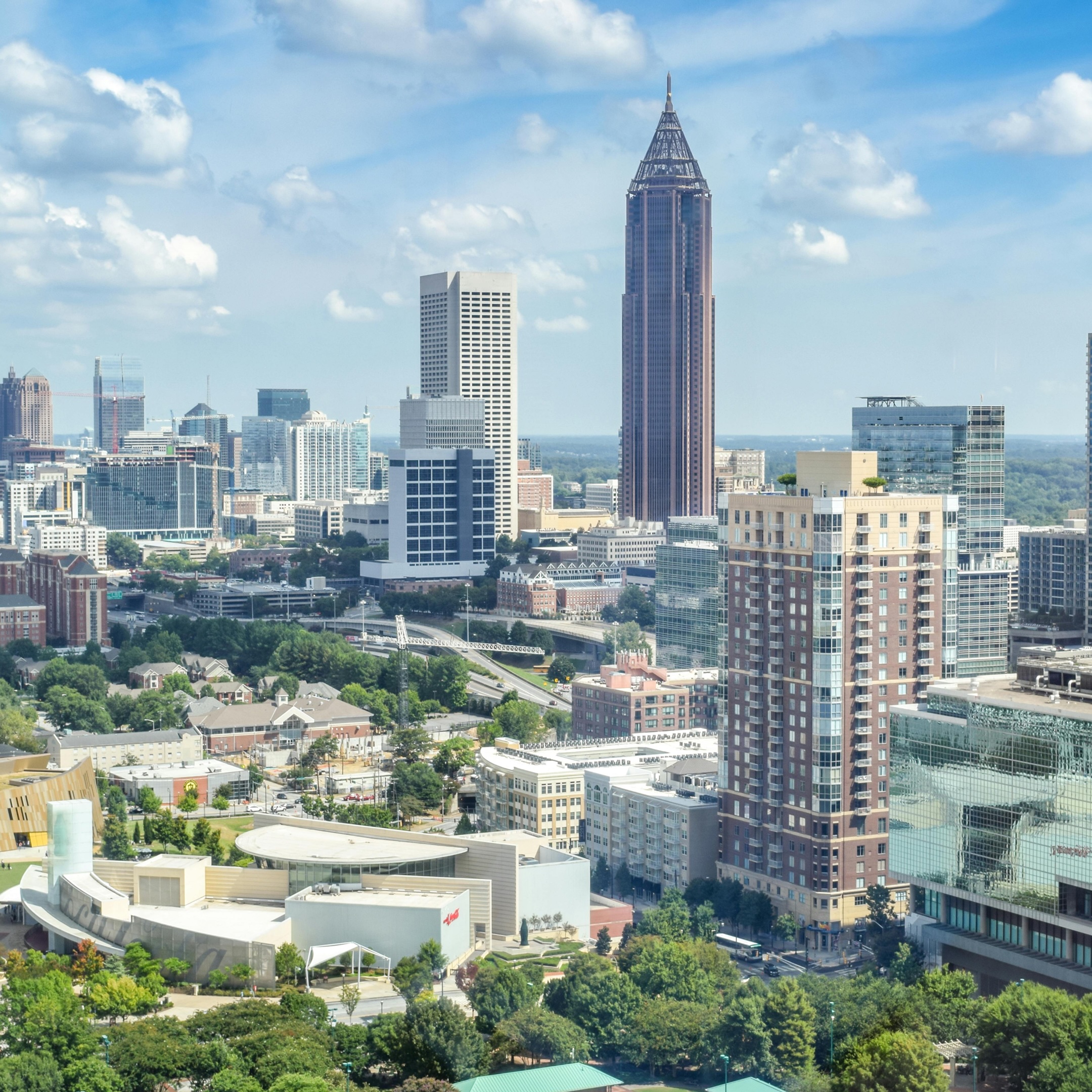 skyline photo of the city of Atlanta