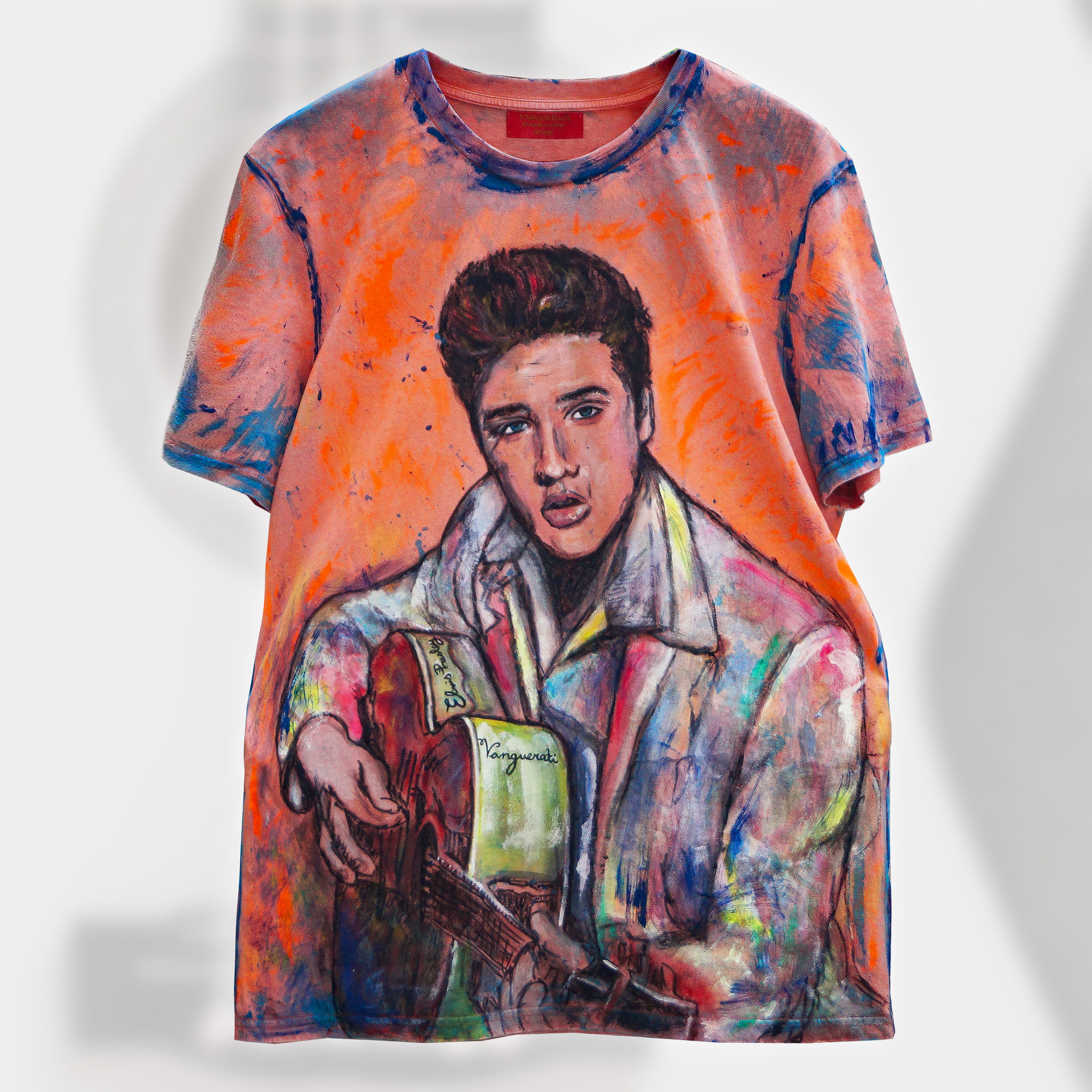 handpainted vanguerati leather jacket