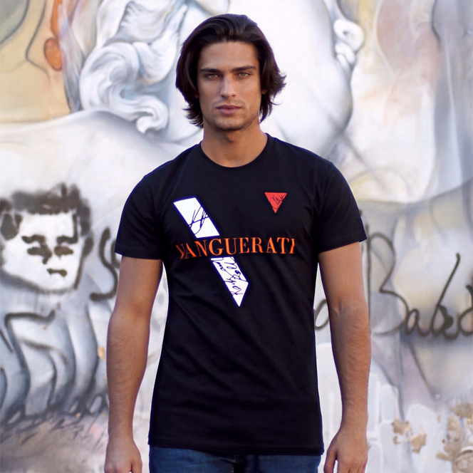 Orange V T-shirt