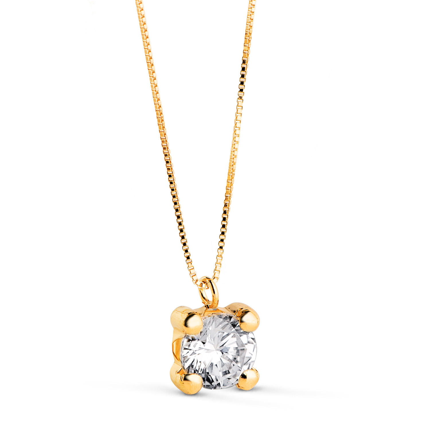 Lively necklace: 18 kt yellow gold