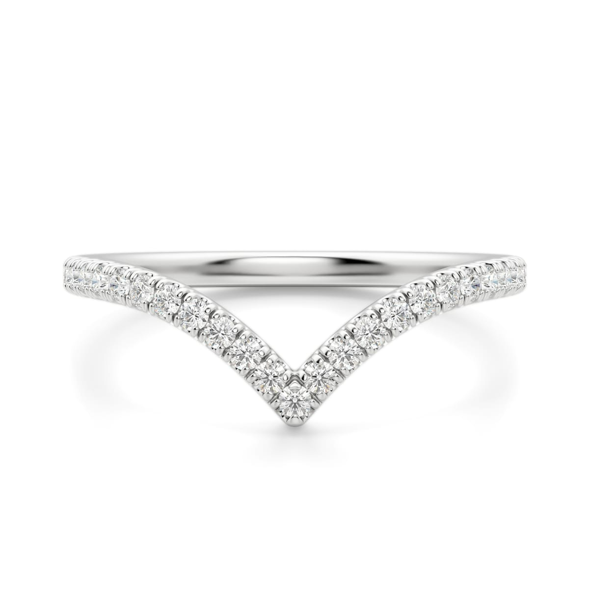 Valier ring: white gold with 0.20ct diamonds