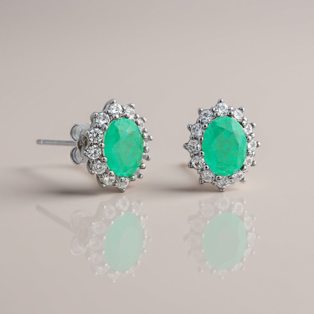 Royal earrings: 925 sterling silver