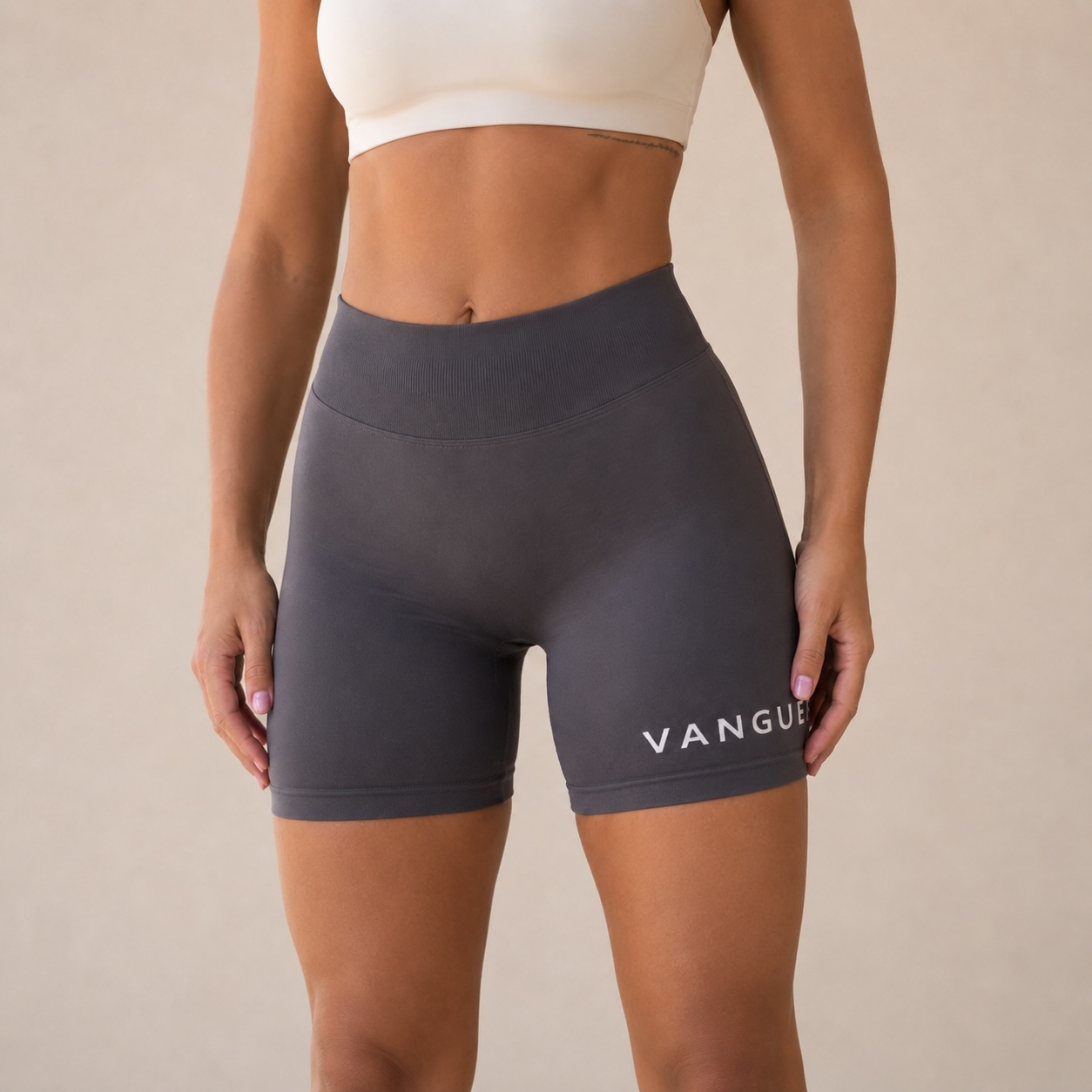 Signature Sculpting Shorts | Dark grey