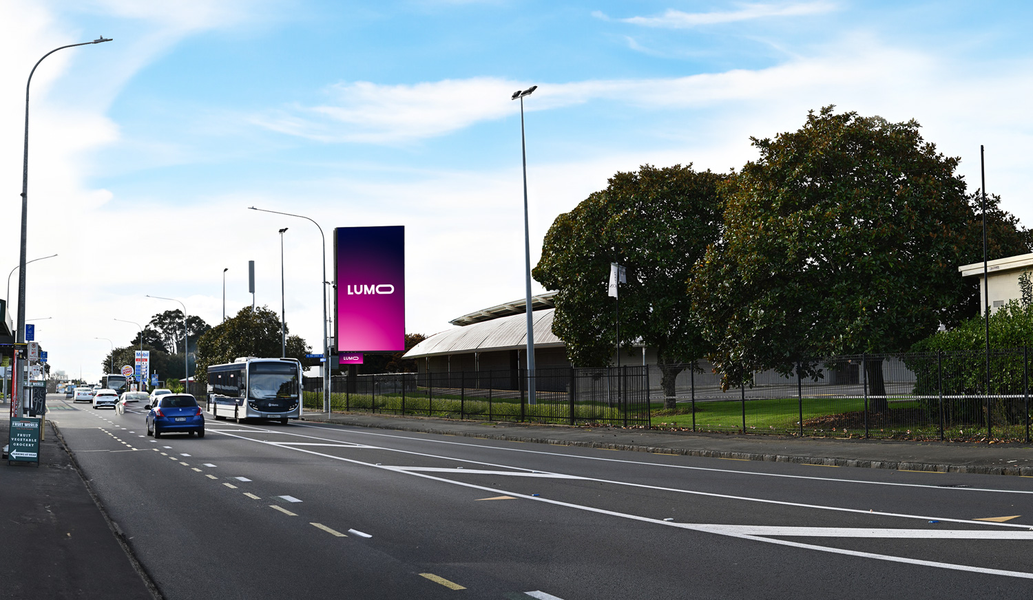 LUMO Digital Billboard, LUMO Epsom In, 3x6m, Digital Billboard