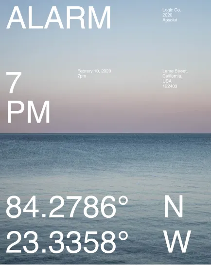 Common design agency - Alarm project
