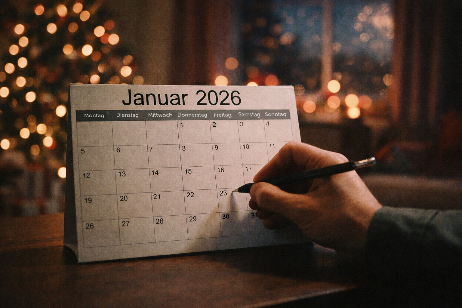 Ein Moment des Innehaltens