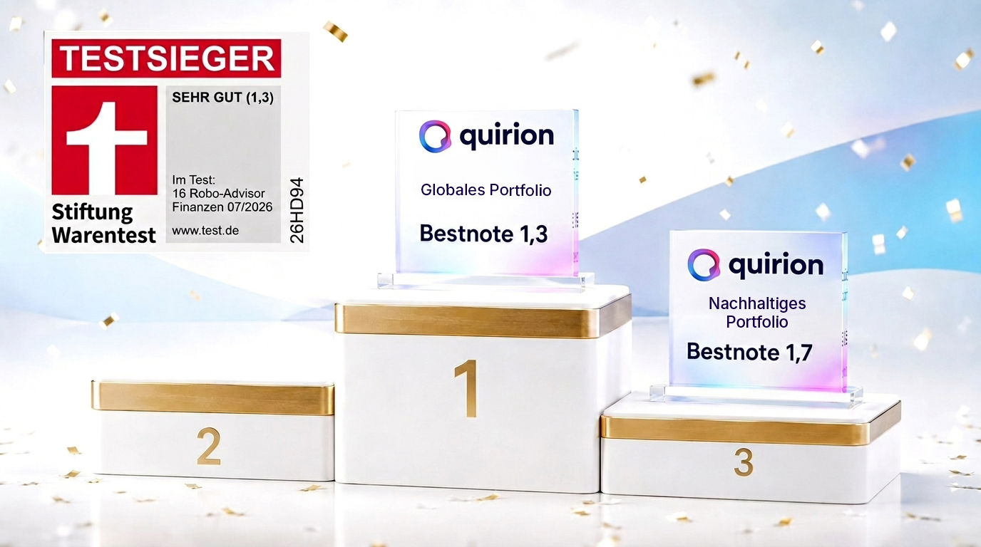 Hattrick bei der Stiftung Warentest: quirion ist zum dritten Mal Testsieger