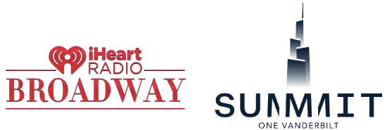 iHeart Radio Broadway and Summit One Vanderbilt logos