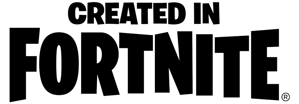 A gaming platform logo such as Roblox, Fortnite, Zepeto