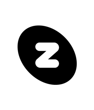A gaming platform logo such as Roblox, Fortnite, Zepeto