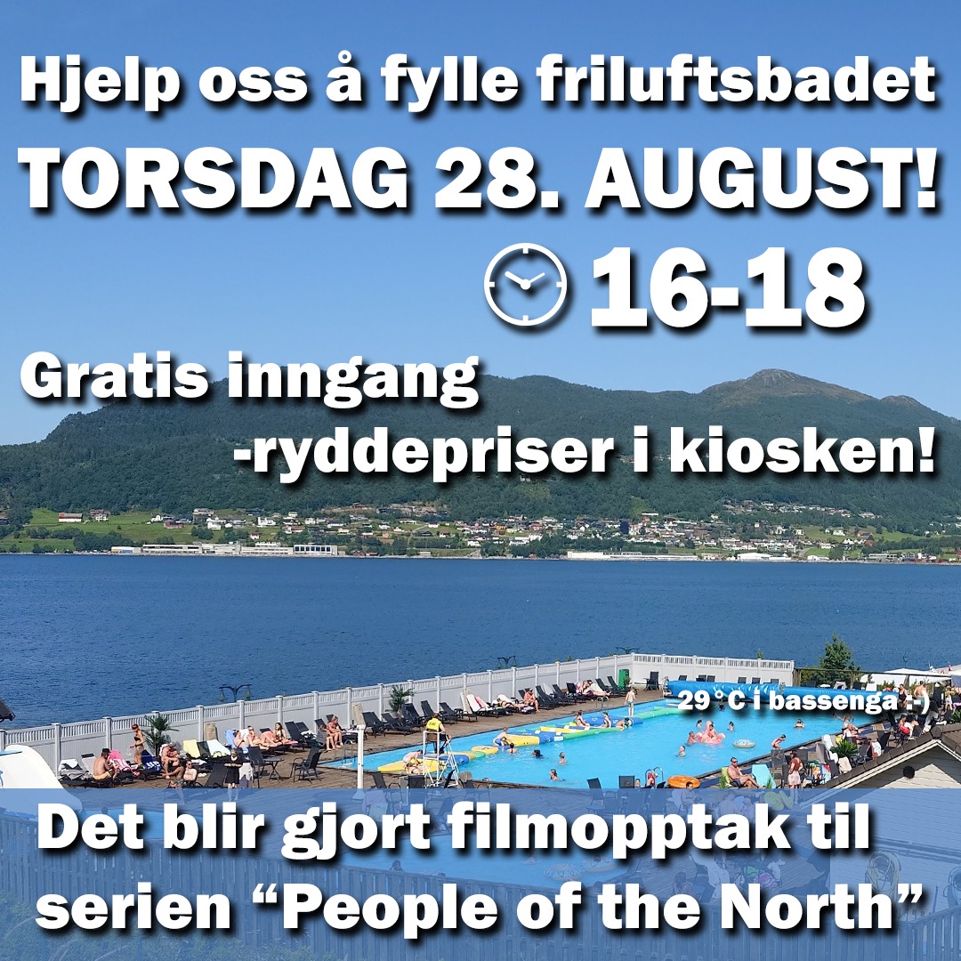Open dag på friluftsbadet!