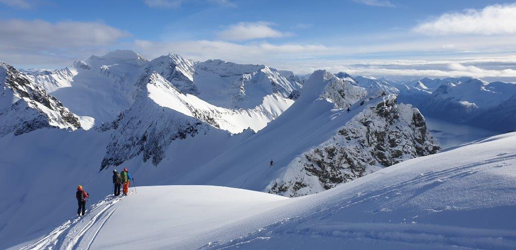 Skitur på fjellet