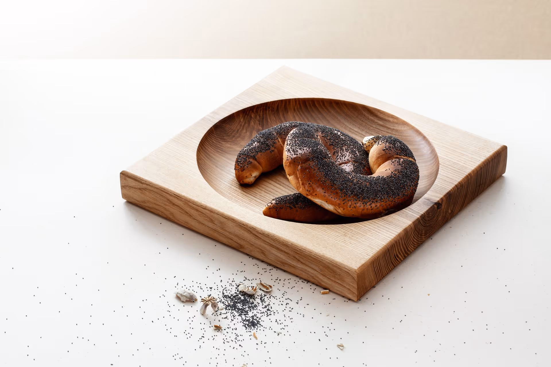 Sandblasted oak Flit plate, Anonymia