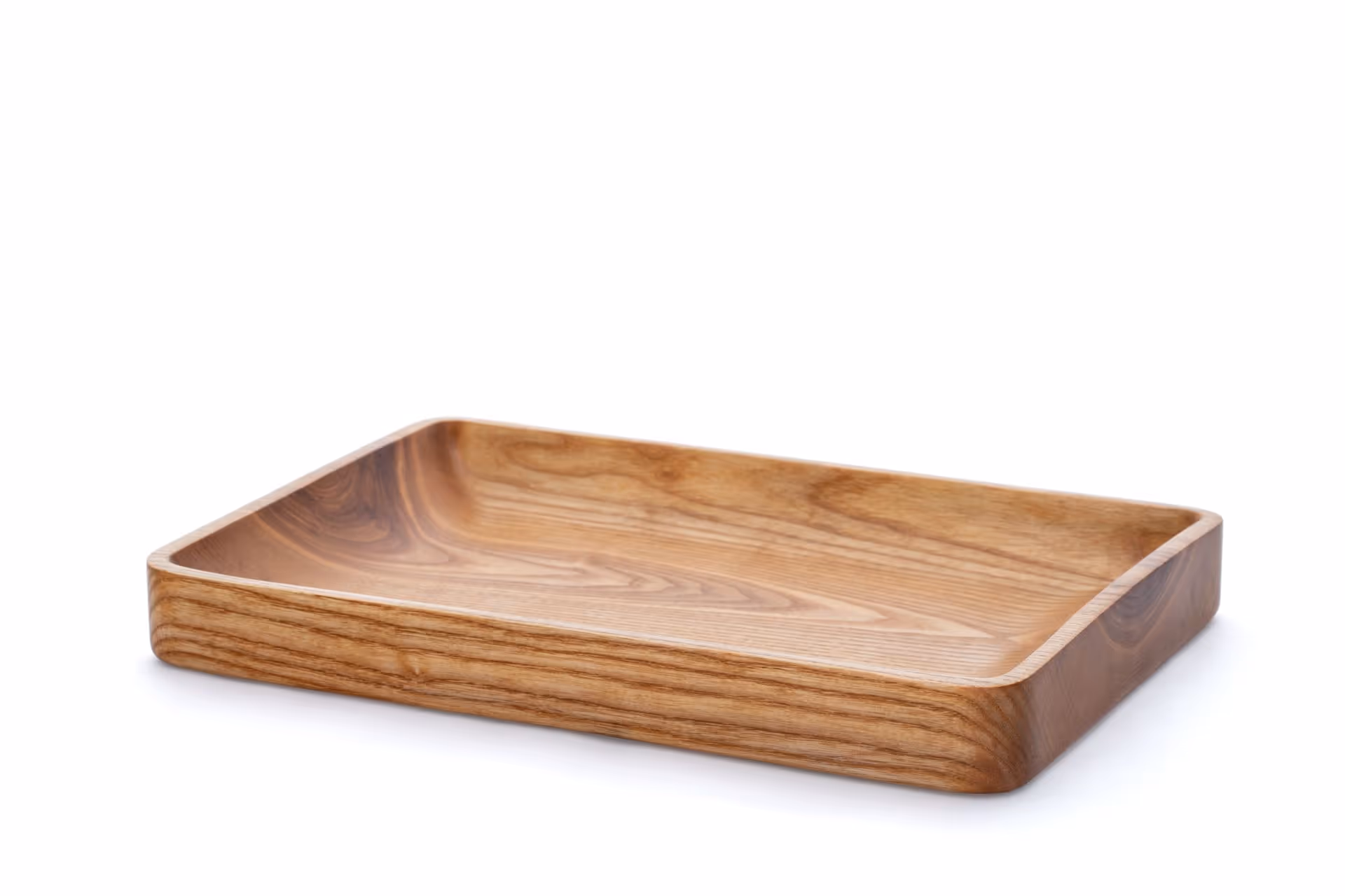 Assortment of walnut bowls, trays and boxes by Anonymia