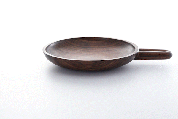 Sandblasted oak Dungk bowl, Anonymia