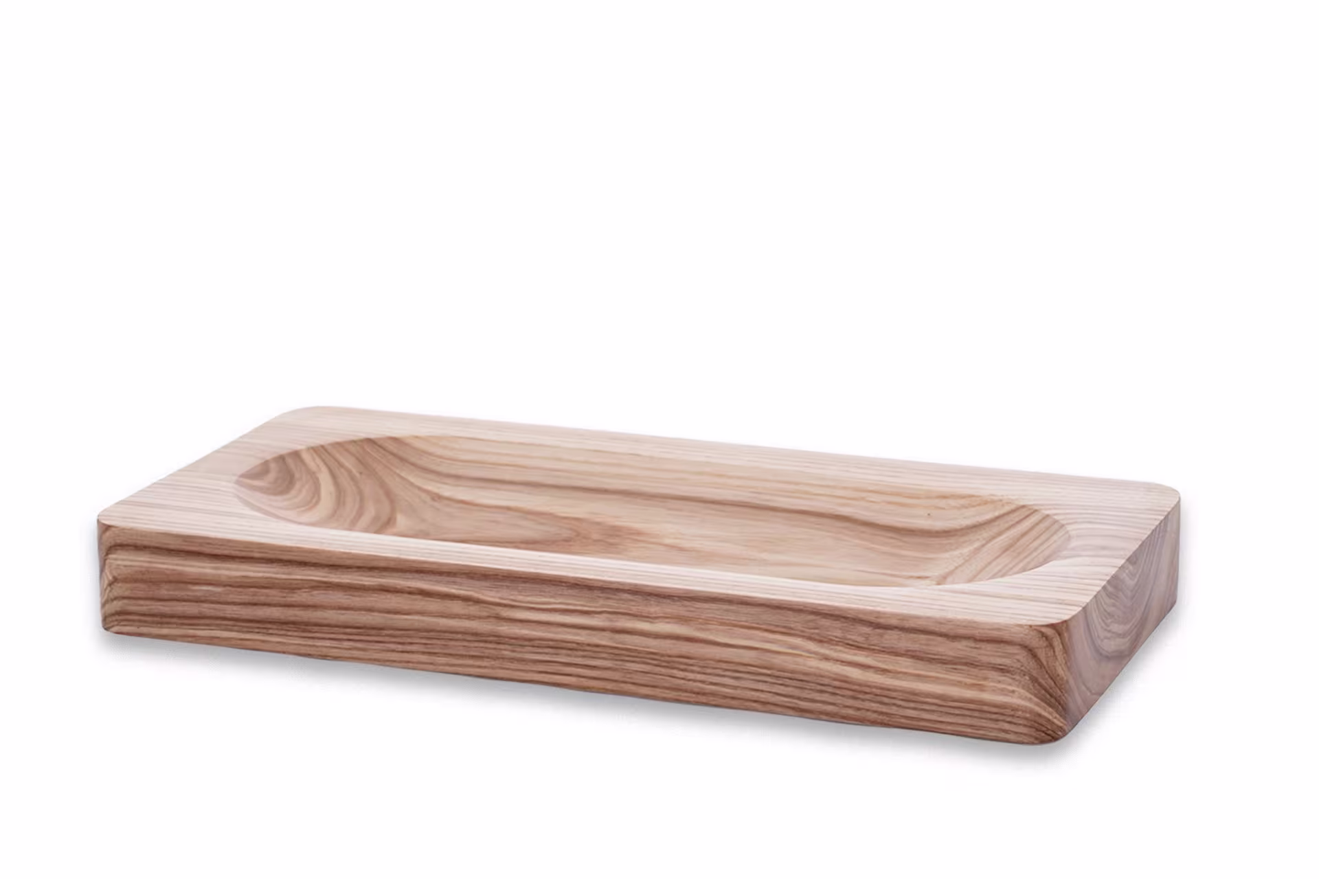 Solid oiled ash Chif multipurpose tray handmade by Anonymia studio