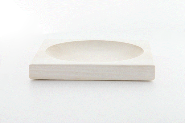 Flit bleached ash flat plate by Anonymia, 360 degree animated view