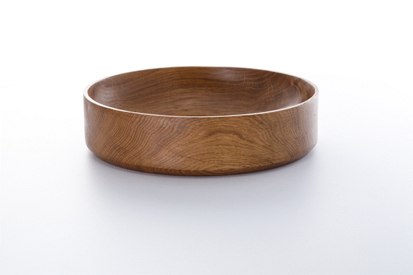 Animated close-up of oiled oak wood finish by Anonymia, product detail view