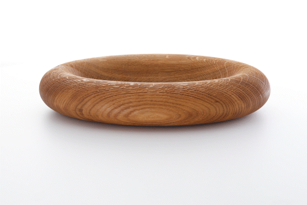 Animated close-up of sandblasted oak wood finish by Anonymia, lifestyle detail