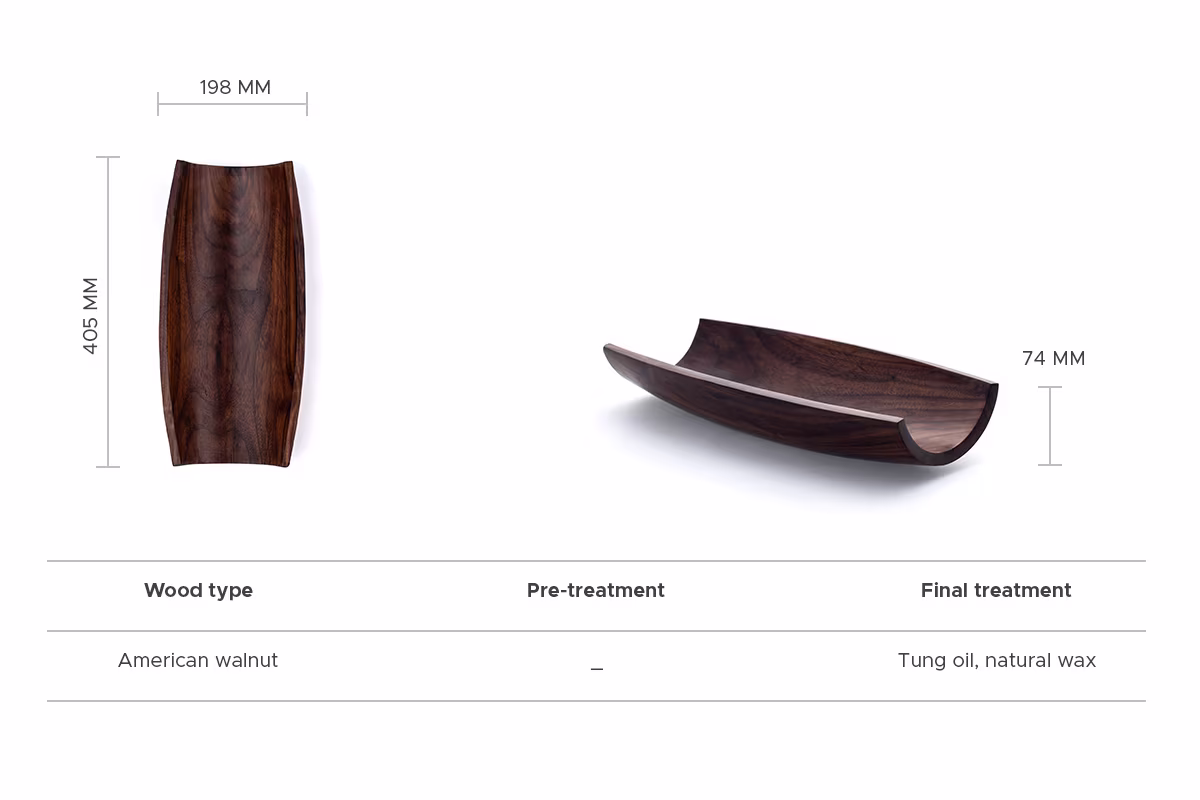 Walnut Vrull bowl, Anonymia