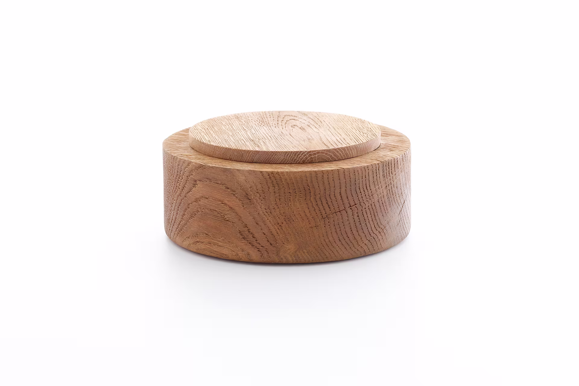 Swits podium with lid in sandblasted oak