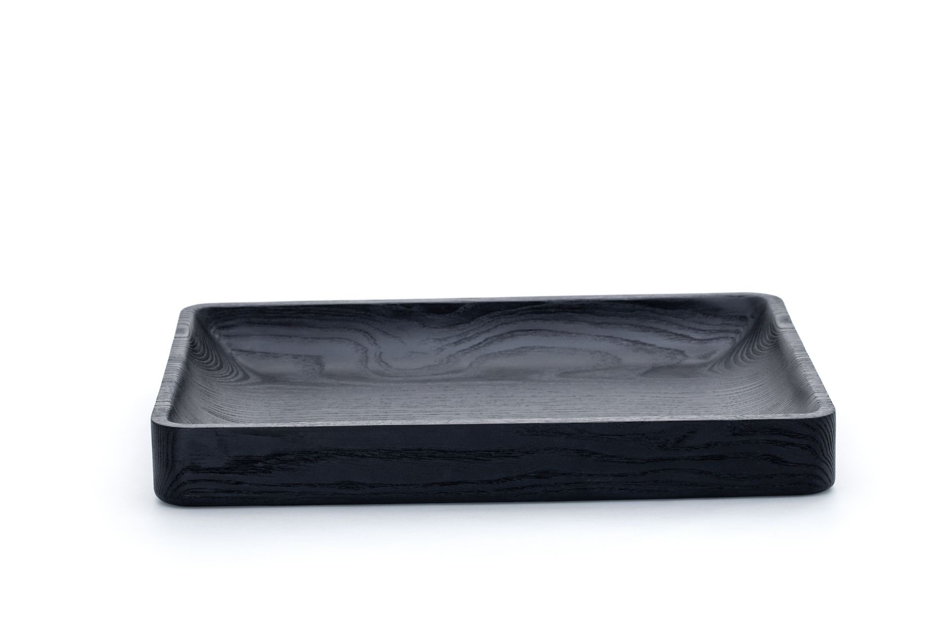 Nokk small tray in yakisugi by Anonymia
