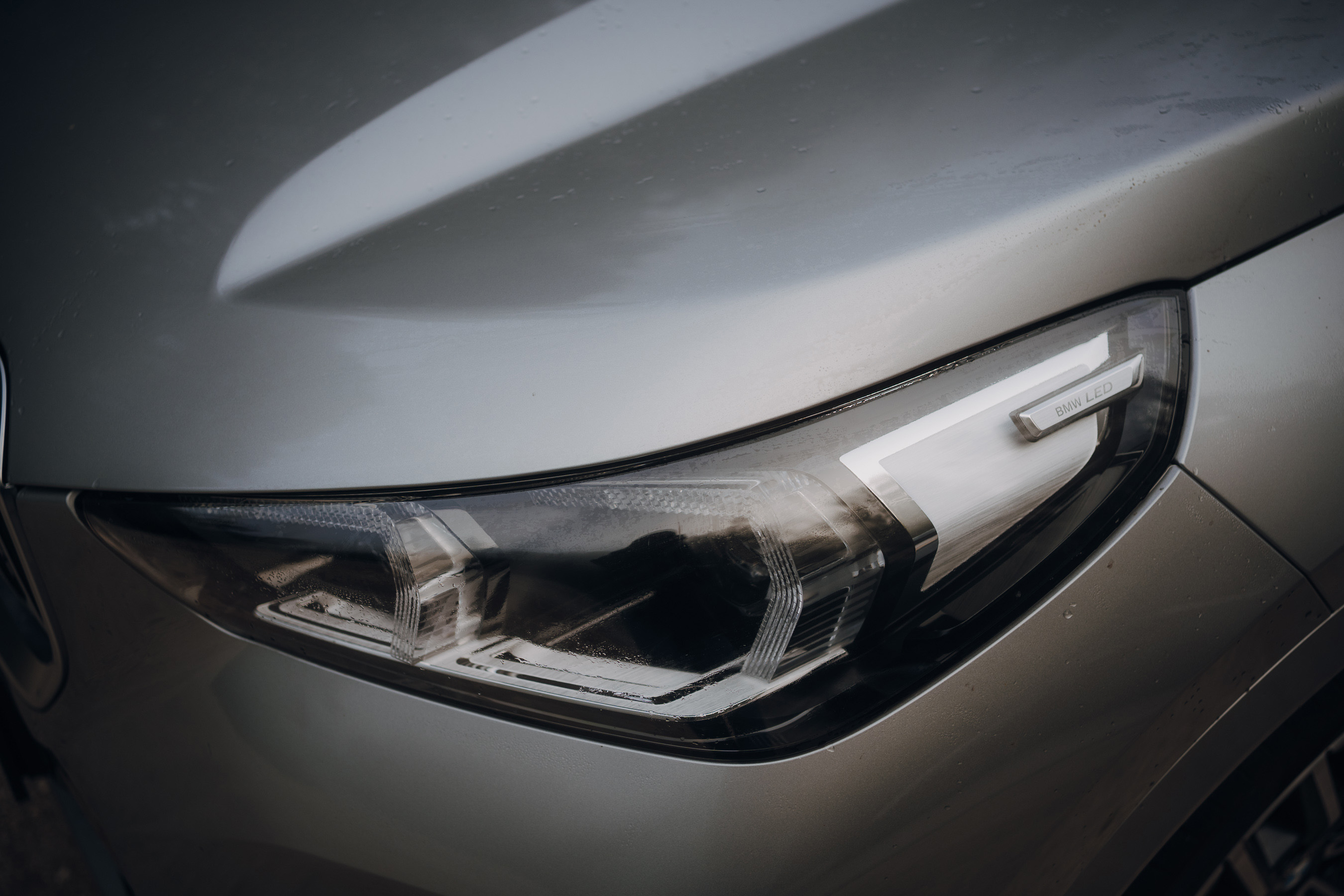 LED-Scheinwerfer des BMW X1, Detailaufnahme
