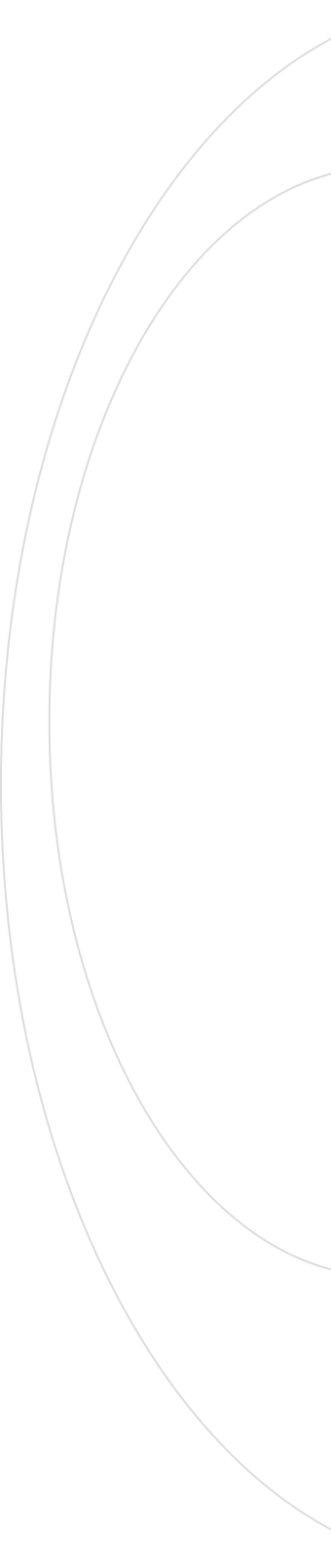 Two thin curved lines forming partial arcs on a transparent background.