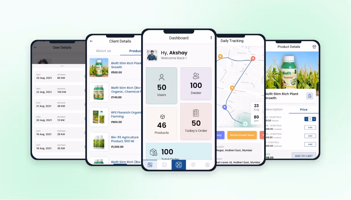 SaaS-based Agriculture web app