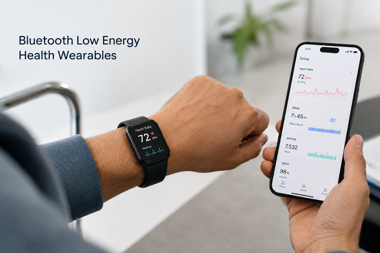 How Bluetooth Low Energy Powers Always-On Health Wearables