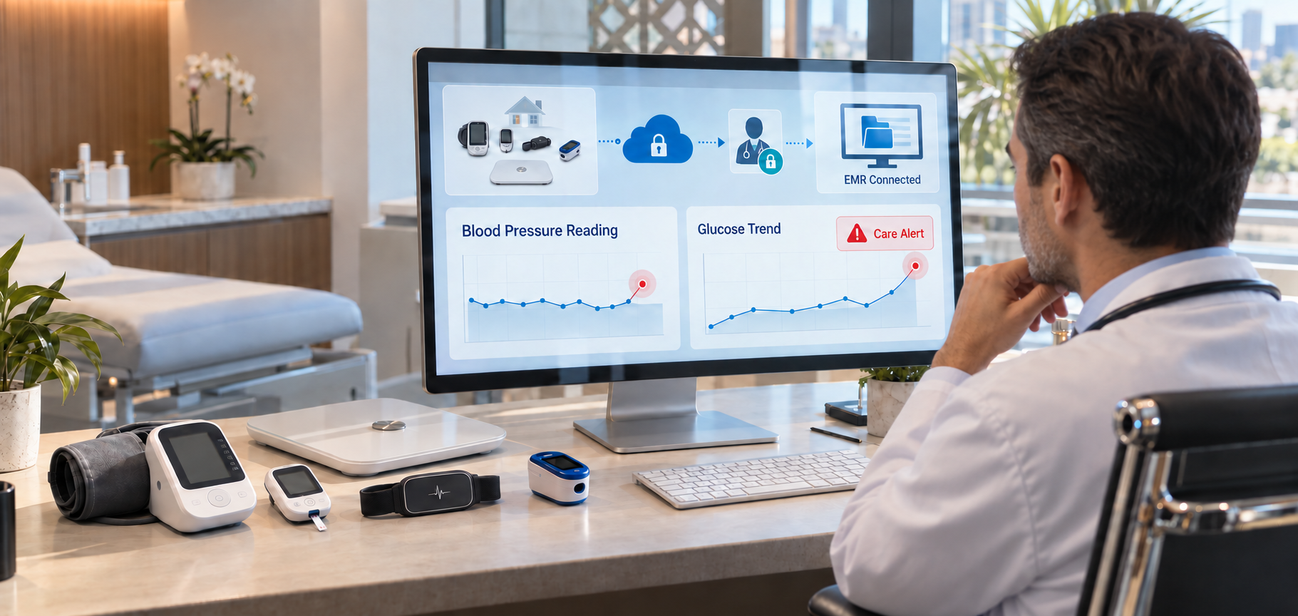 How Connected Health Devices Can Support Chronic Care Management in Dubai Clinics