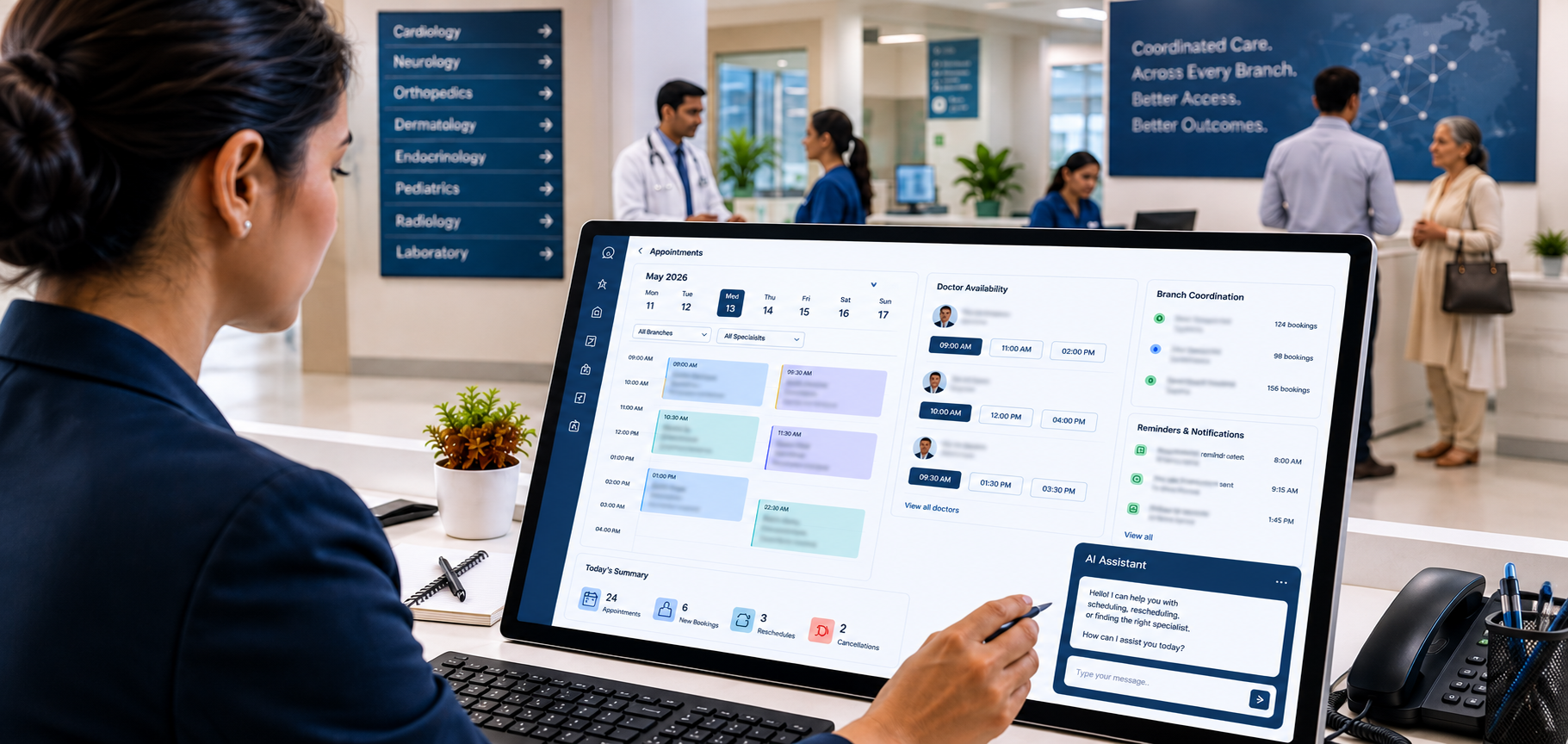 Scaling Specialist Care - AI-Driven Appointment Systems for Hospital Chains